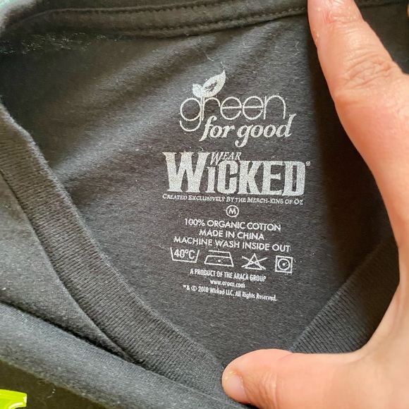 Wicked 15th anniversary black tee - Picture 3 of 7